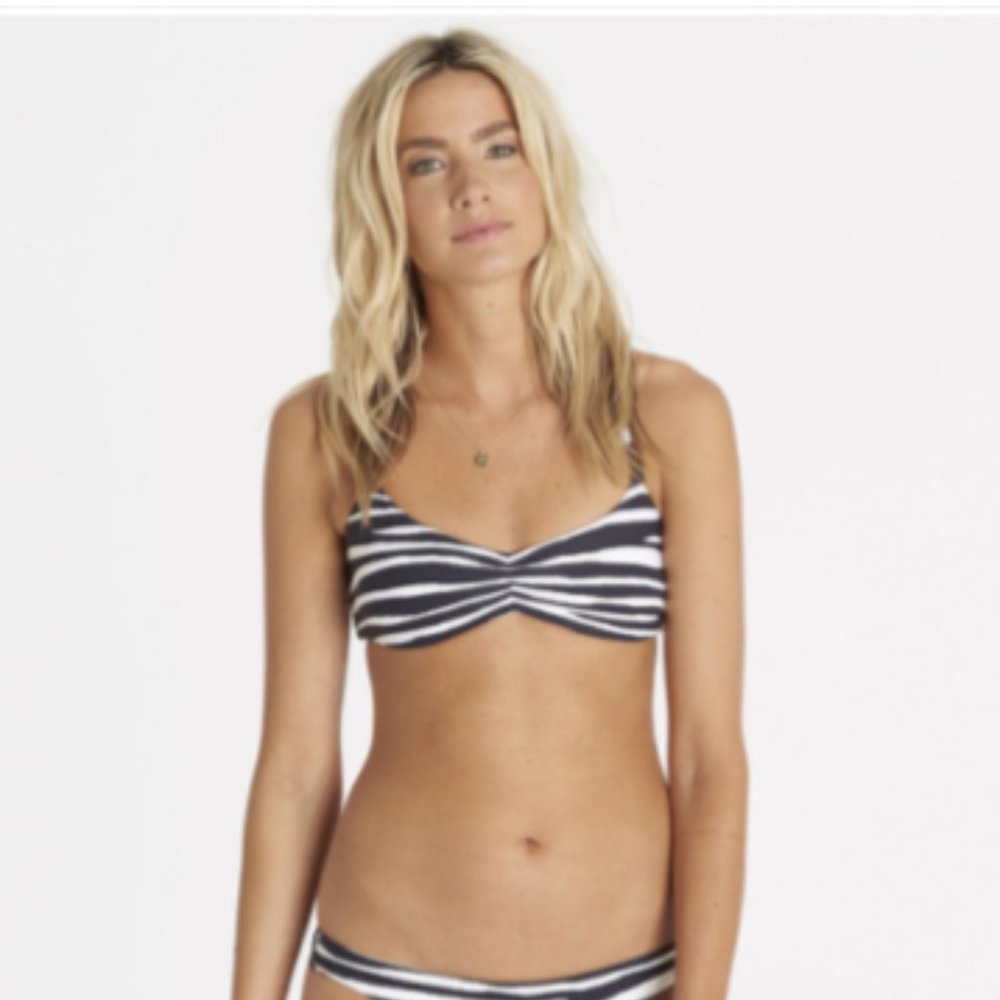 BILLABONG Women's Zebra, Butter-Soft Bikini Top - Size S - New!